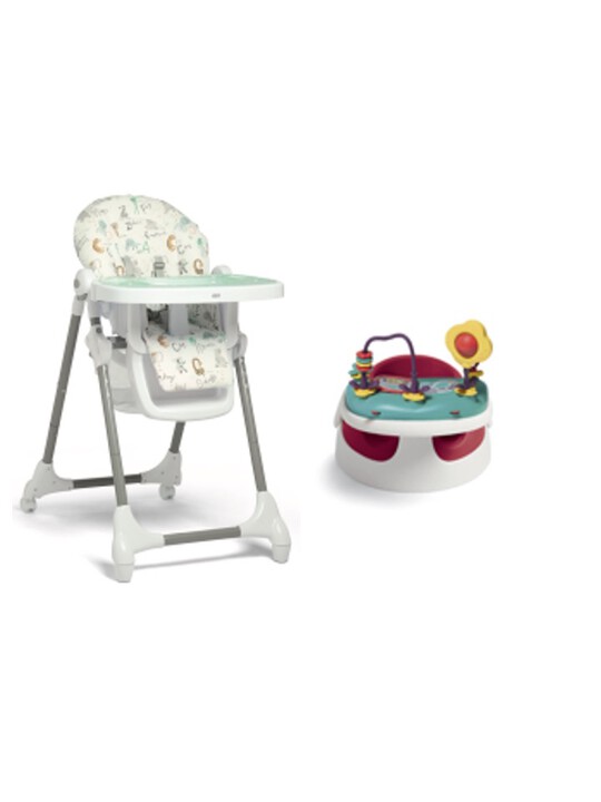 Baby Snug Red with Snax Highchair Animal Alphabet image number 1